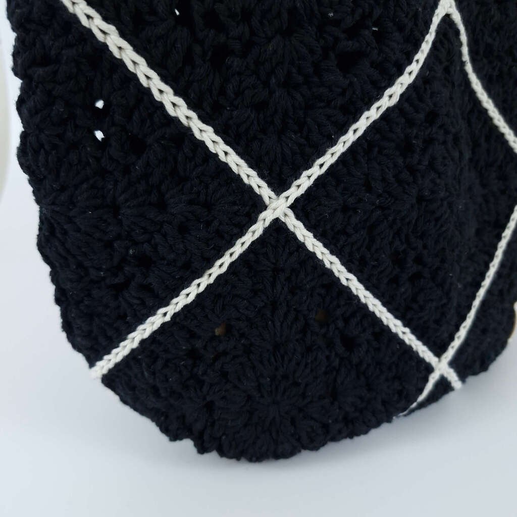 Bolsa Elisabeth Preta com Off White Preto 3