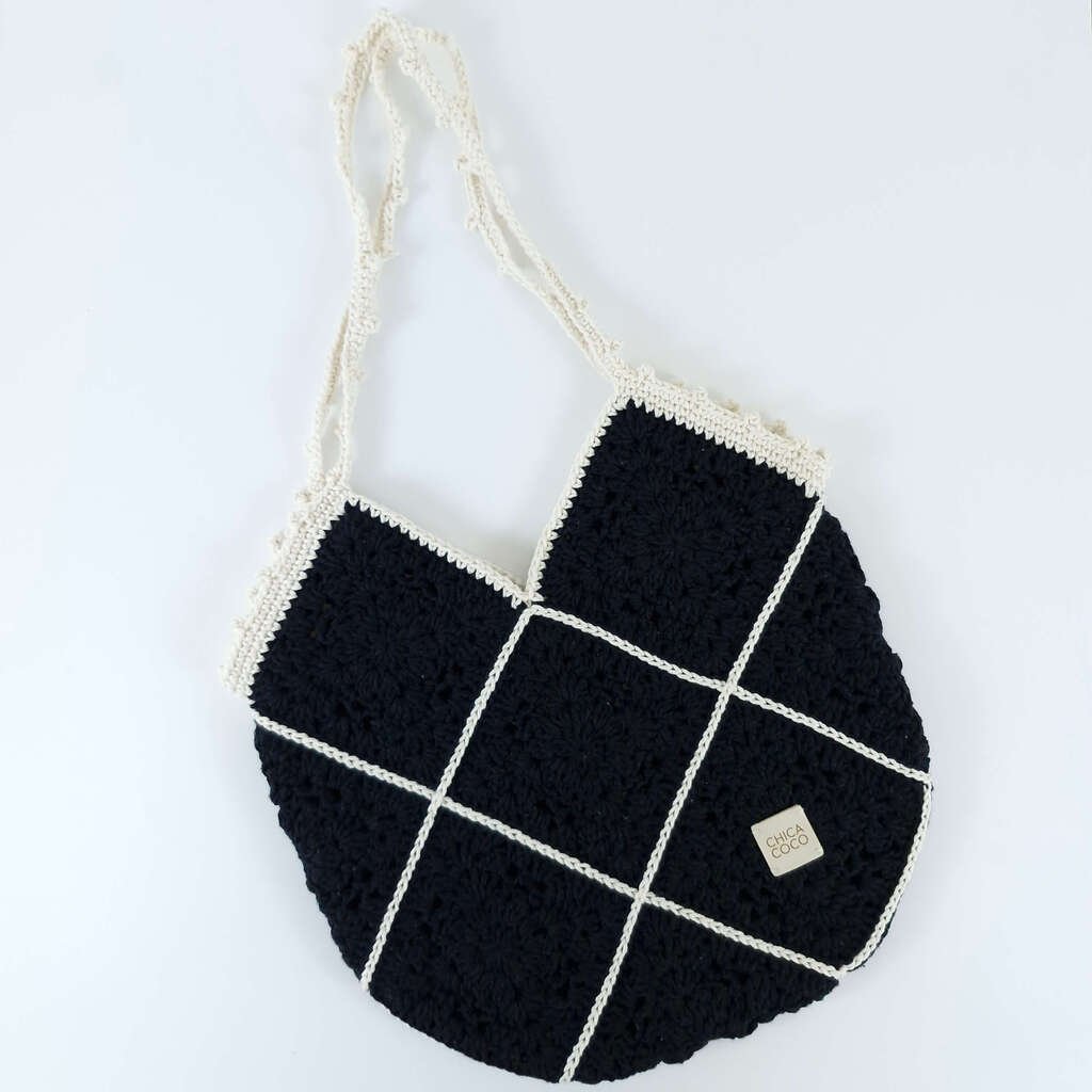Bolsa Elisabeth Preta com Off White Preto 6