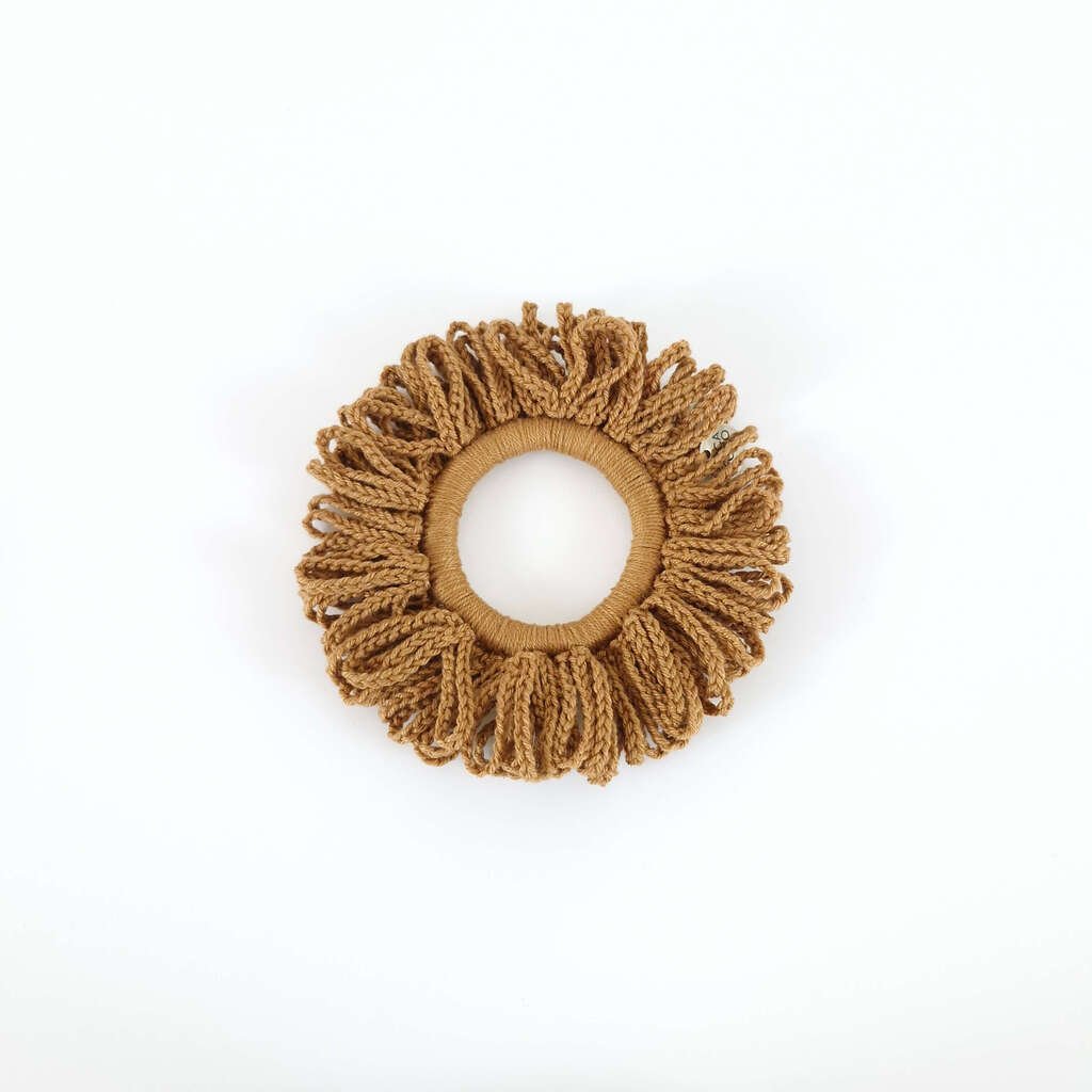 Scrunchie Argola em Crochê Craft