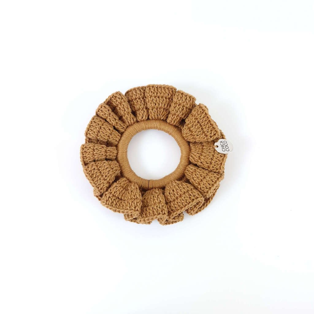 Scrunchie Babado em Crochê Craft