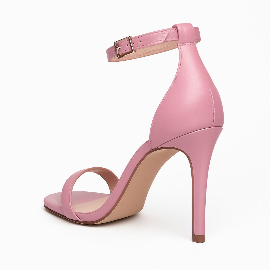 Sandalia Alice Rosa Salto Alto Fino Queops Rosa 2