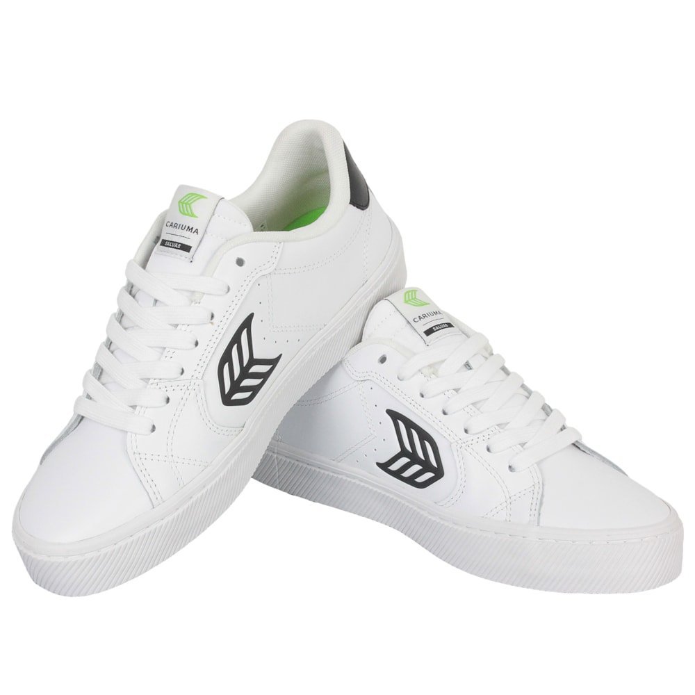 Tênis Cariuma Salvas White Leather Black Branco 3
