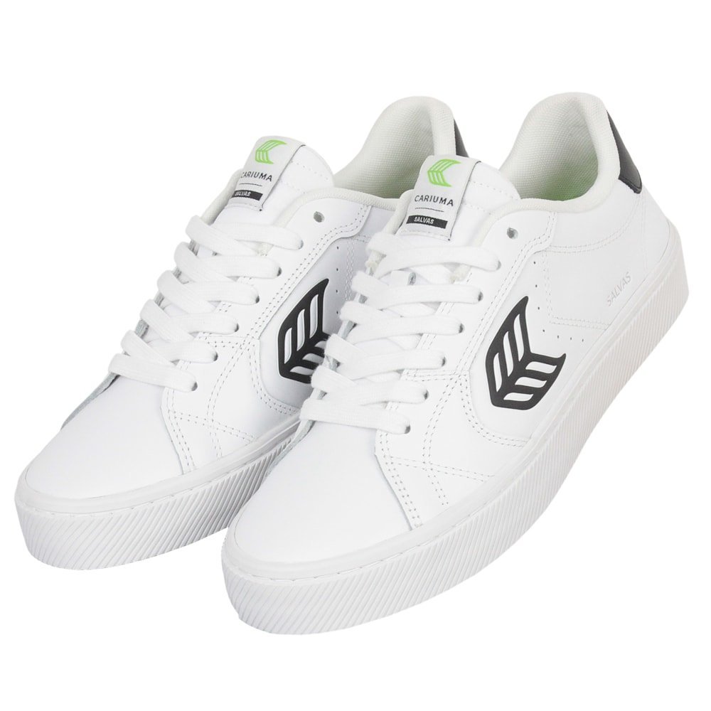 Tênis Cariuma Salvas White Leather Black Branco 5