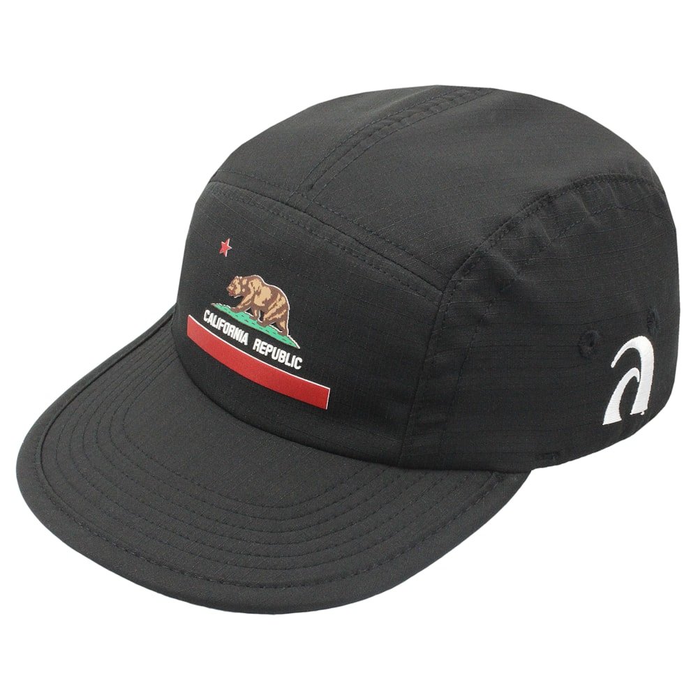 Boné Surf Alive Five Panel California Republic Black Preto 1
