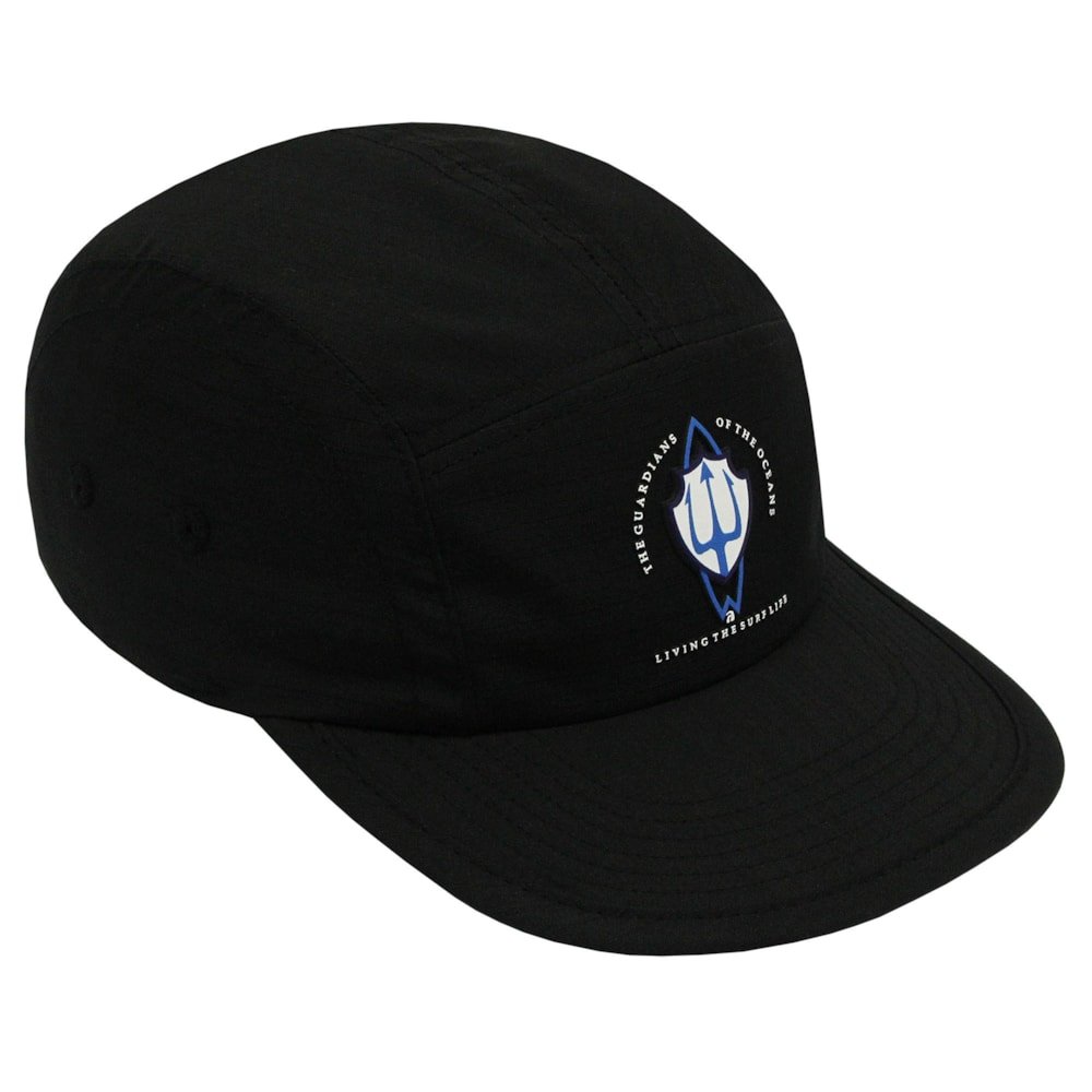 Boné Surf Alive Five Panel The Guardians Of The Oceans Black Preto 3