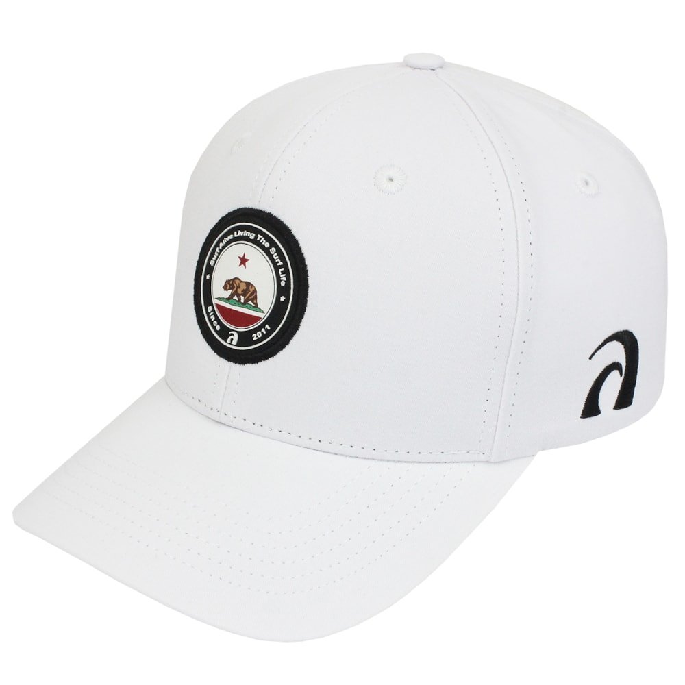 Boné Surf Alive California Republic Branco