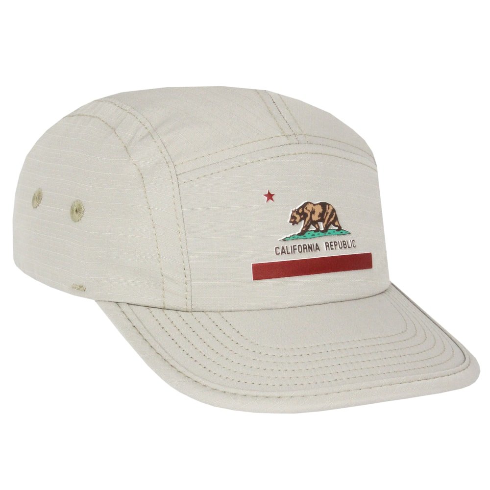 Boné Surf Alive Five Panel California Republic Beige Bege 3