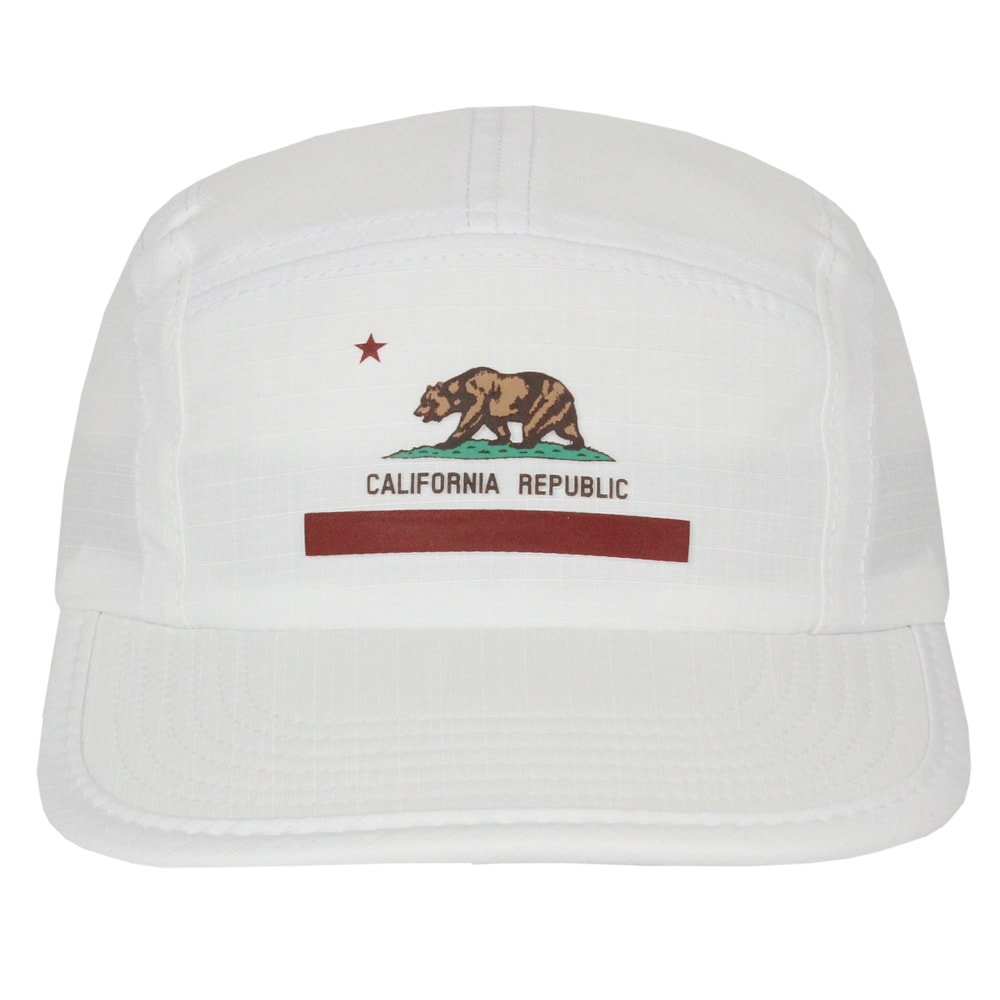 Boné Surf Alive Five Panel California Republic White Branco 2