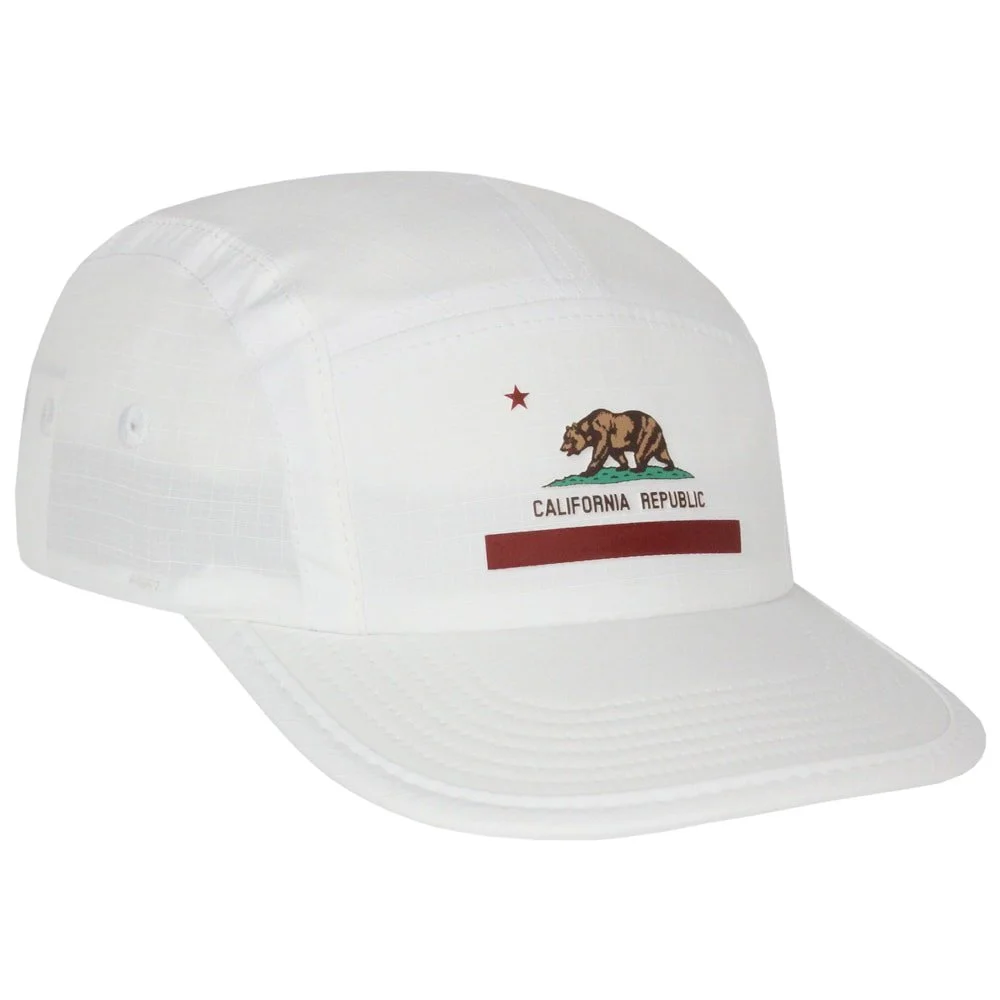Boné Surf Alive Five Panel California Republic White Branco 3