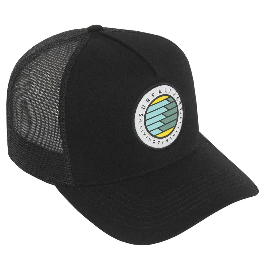 Boné Surf Alive Trucker Waves Preto Preto 3