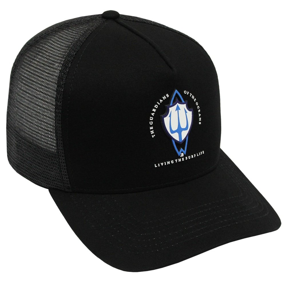 Boné Surf Alive The Guardians Of The Oceans Trucker Black Preto 3