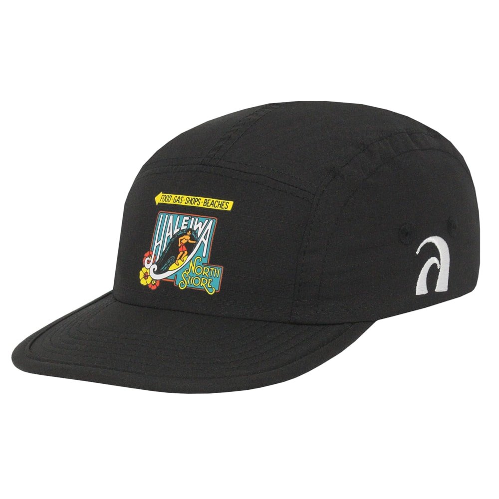 Boné Surf Alive Five Panel Haleiwa Black