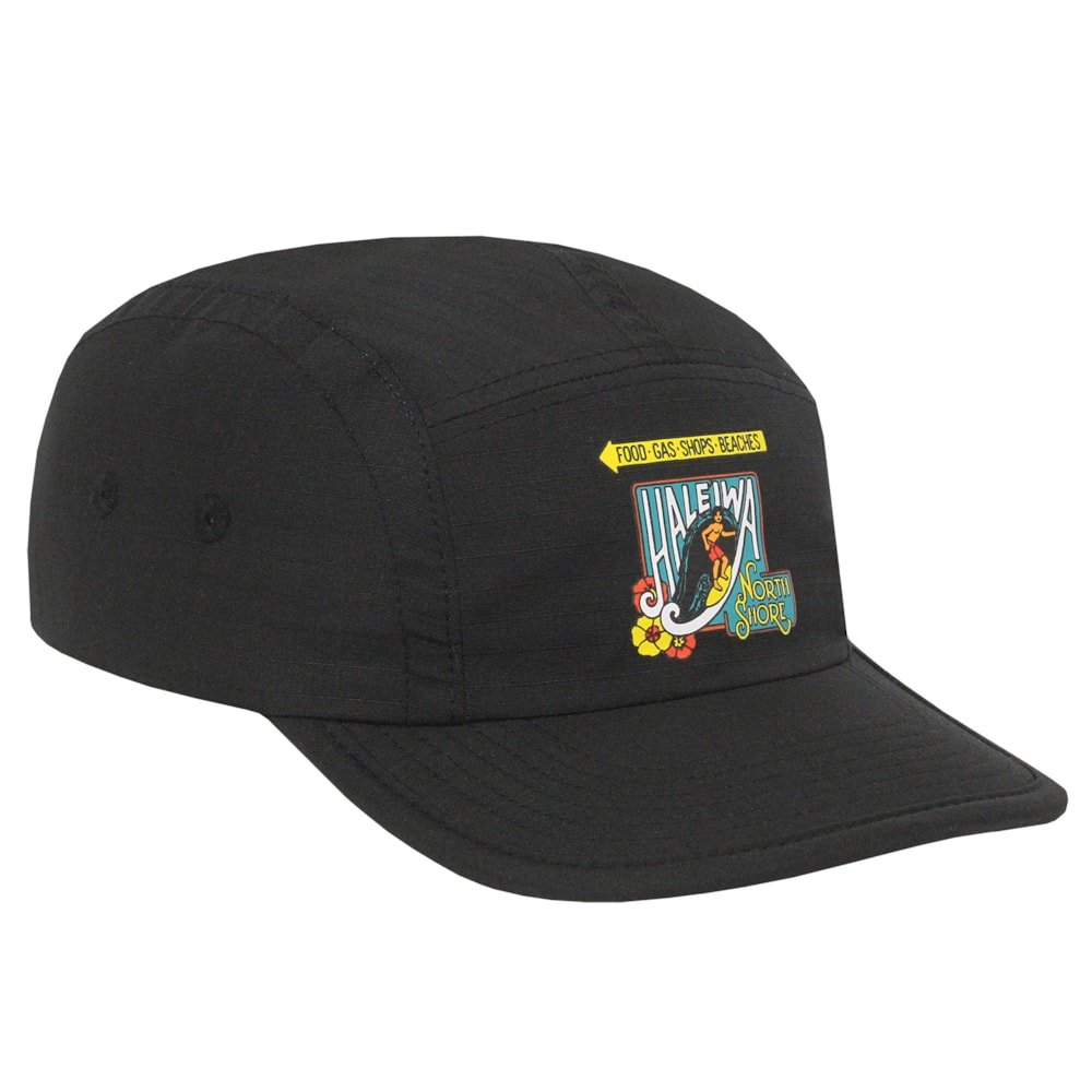 Boné Surf Alive Five Panel Haleiwa Black Preto 3