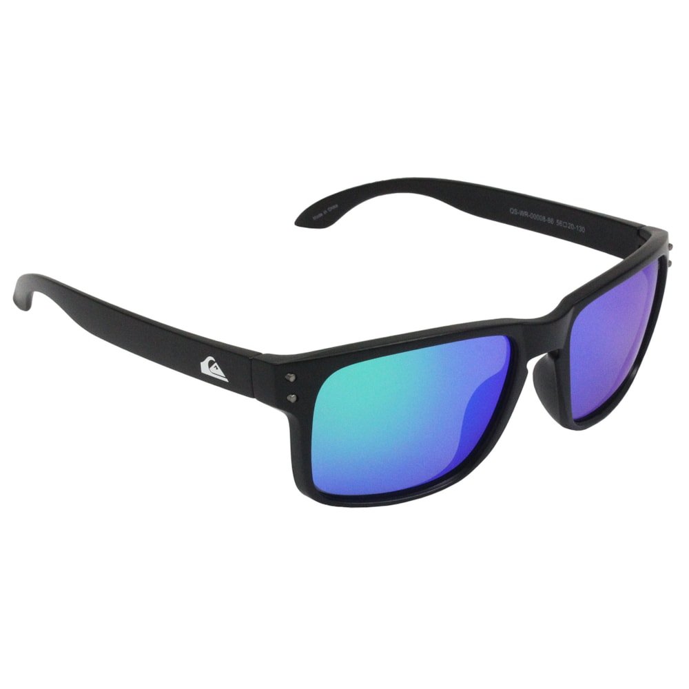 Óculos de Sol Quiksilver Biarritiz Preto Verde Espelhado Preto 3