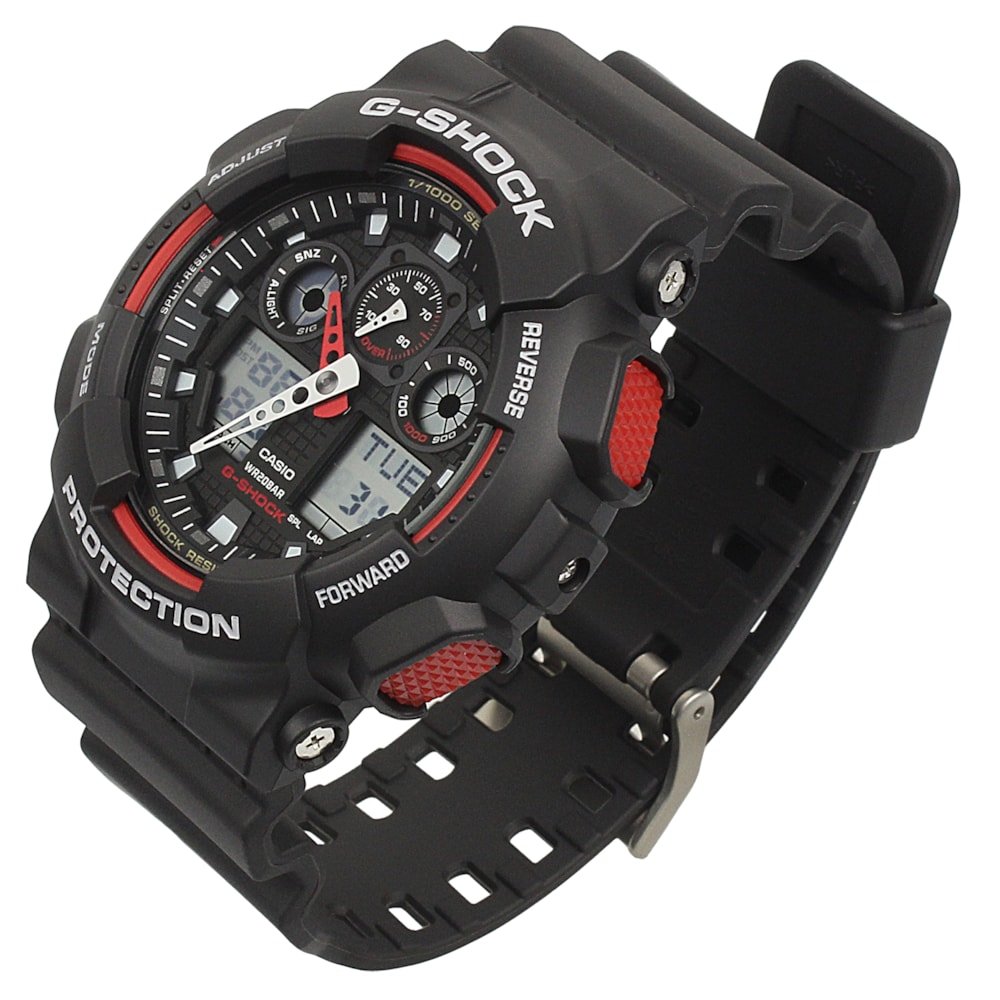Relógio G-Shock GA-100-1A4DR Preto 2