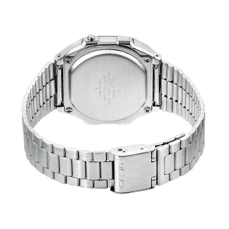 Relógio Casio Vintage A168WA-1WDF Cinza 2