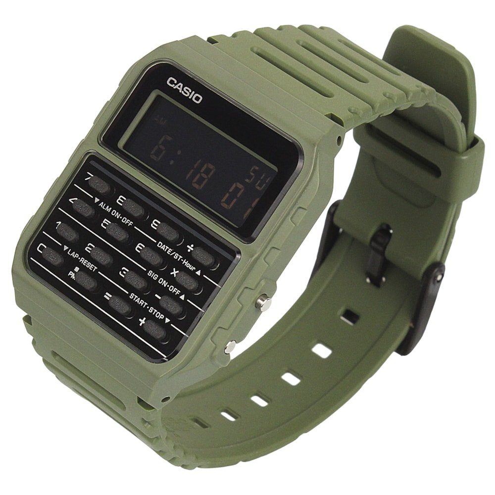 Relógio Casio Vintage CA-53WF-3BDF Verde 2