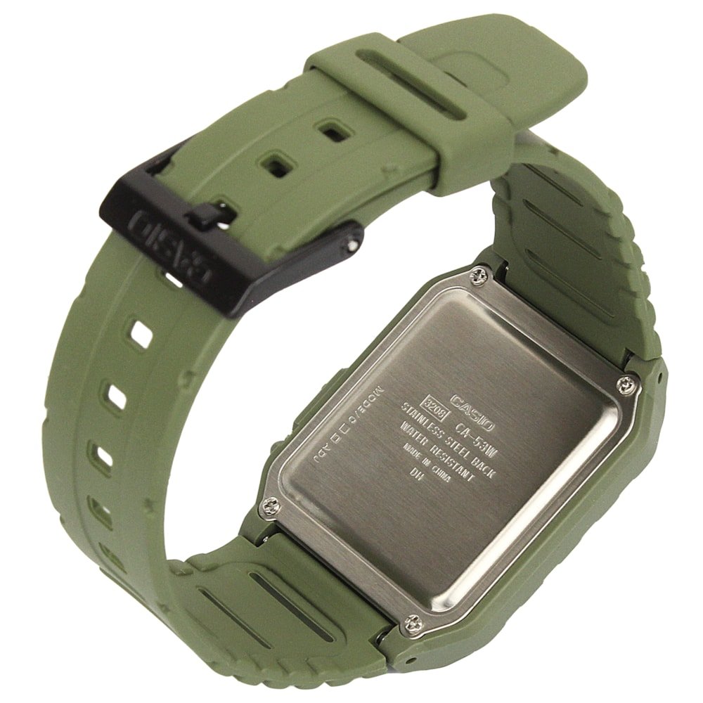 Relógio Casio Vintage CA-53WF-3BDF Verde 3