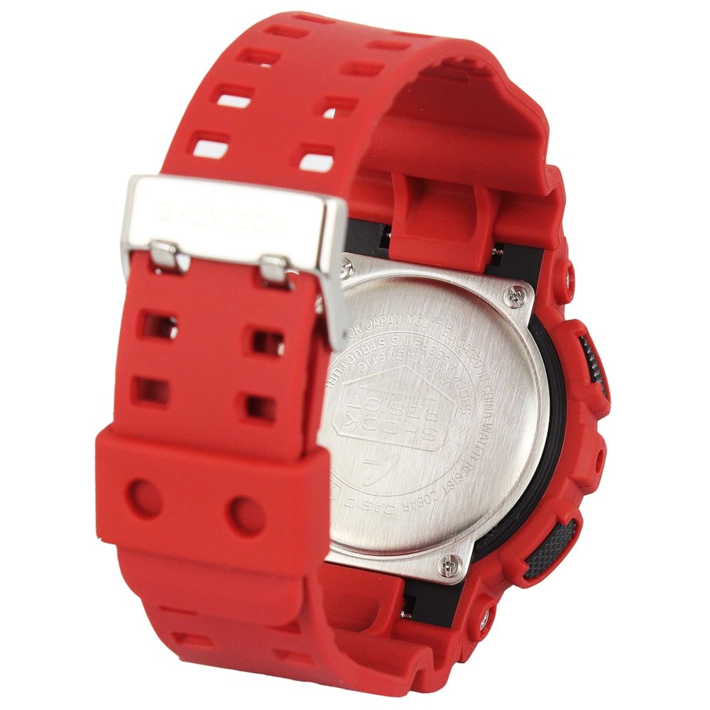 Relógio G-Shock GA-100B-4ADR Vermelho 3