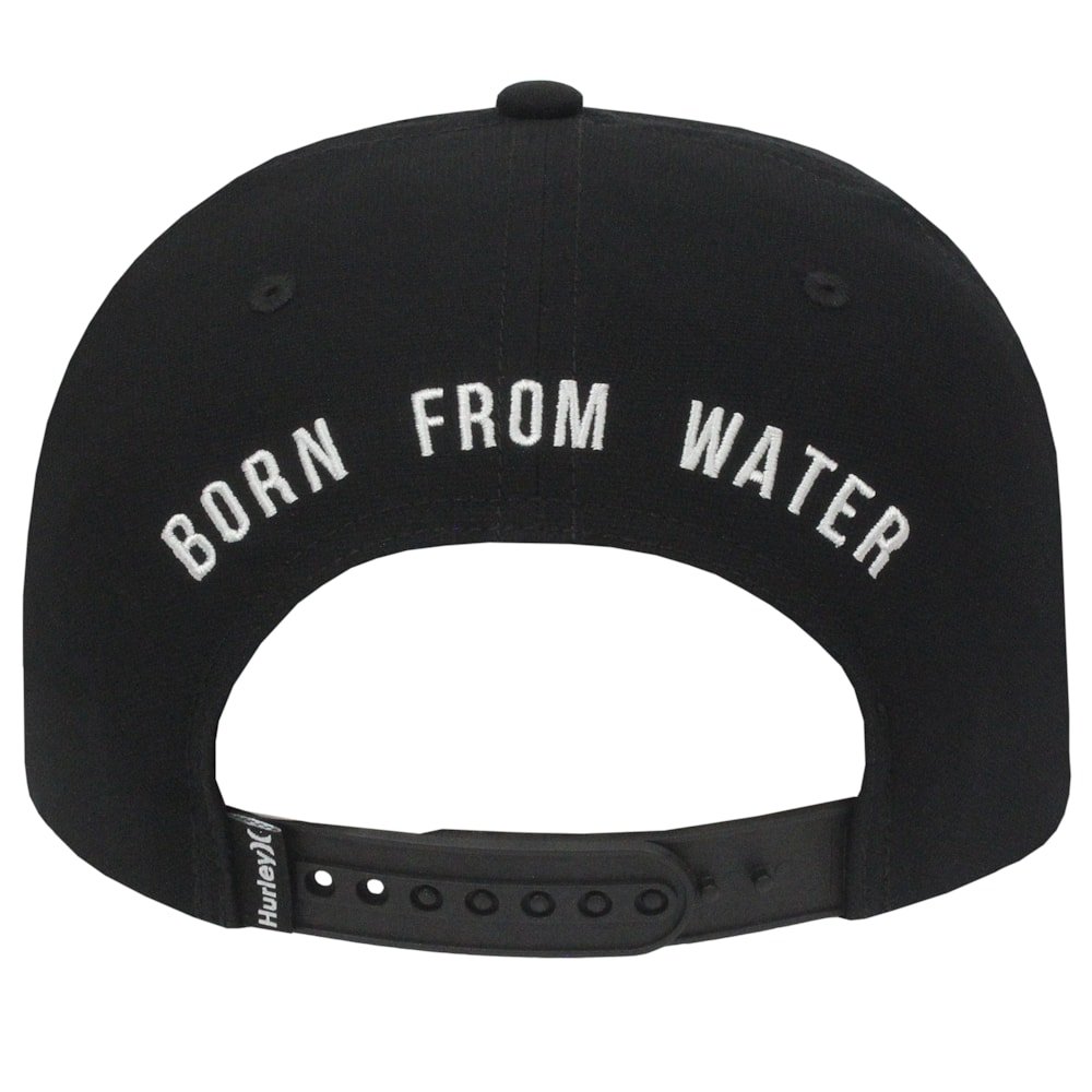 Boné Hurley Hexa Preto Importado Preto 4