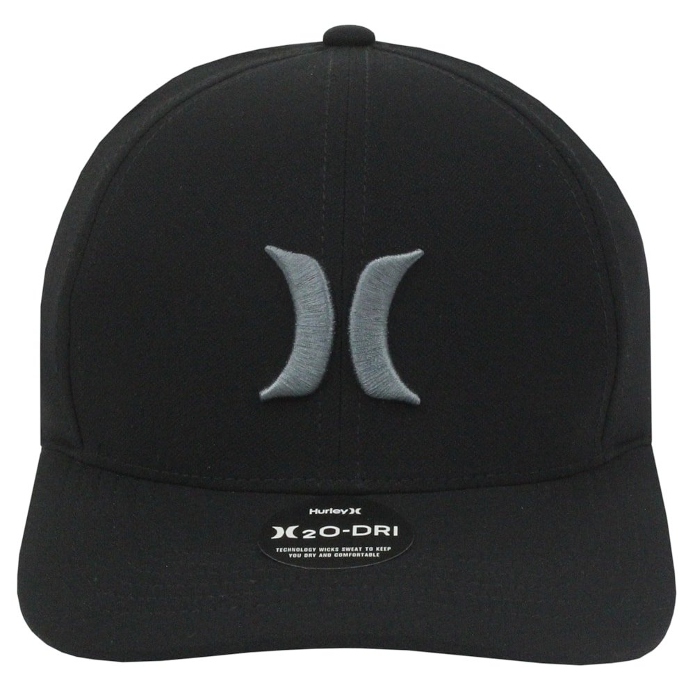 Boné Hurley Icon Preto Importado Preto 2