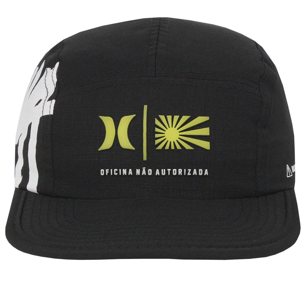 Boné Hurley x Shibuya Signature Five Panel Black Preto 2