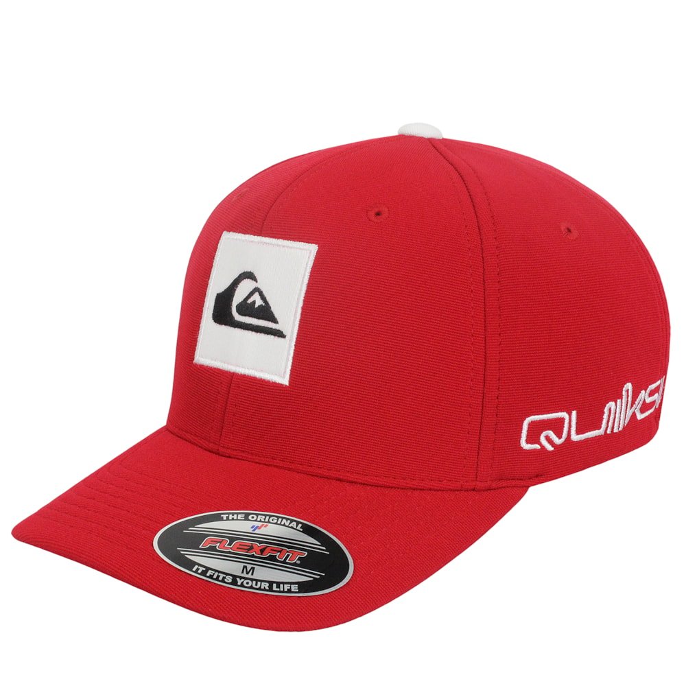 Boné Quiksilver Emb Square Red