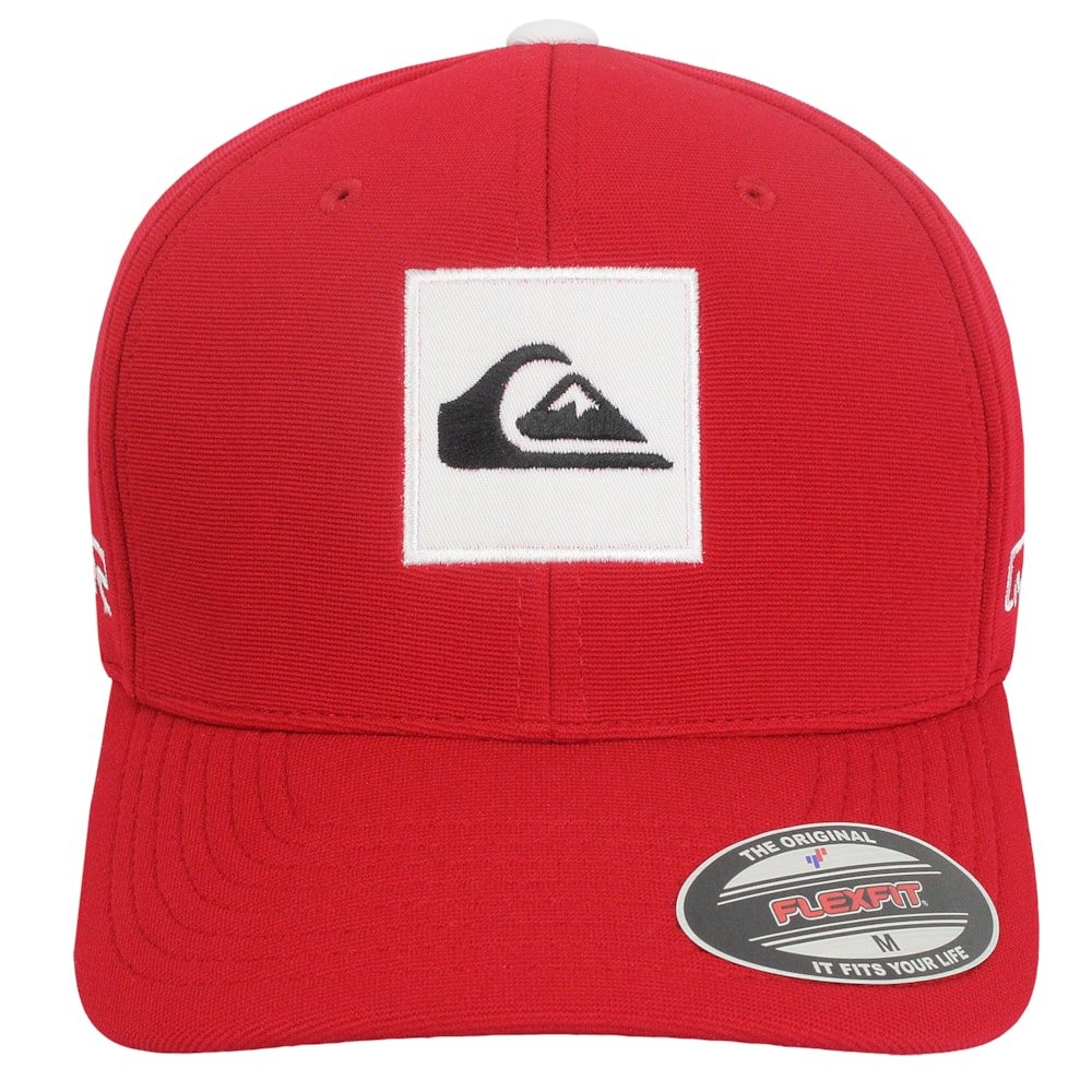 Boné Quiksilver Emb Square Red Vermelho 2