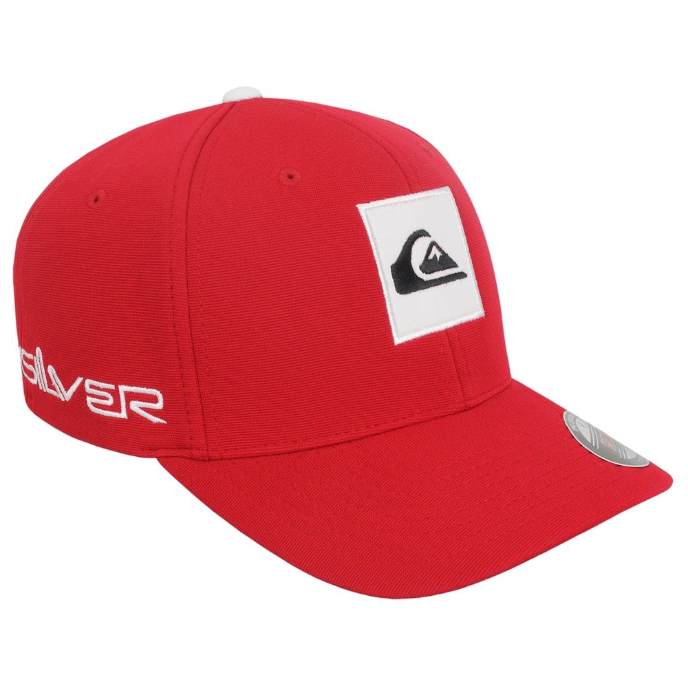 Boné Quiksilver Emb Square Red Vermelho 3