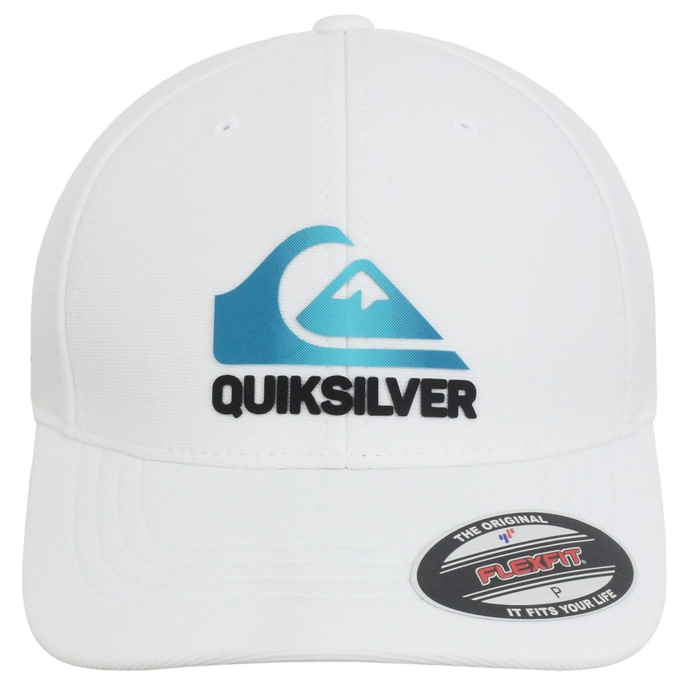 Boné Quiksilver Soft Hologram White Importado Branco 2