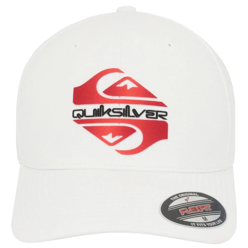 Boné Quiksilver Soft Hologram Branco Branco 3
