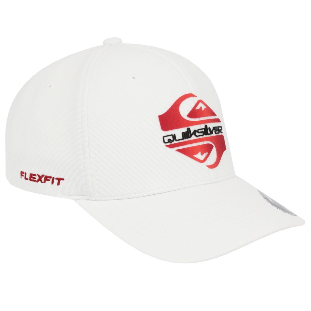 Boné Quiksilver Soft Hologram Branco Branco 4