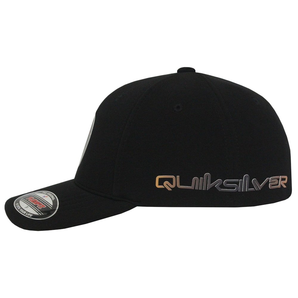 Boné Quiksilver Gradient Logo Natgeo Preto Preto 2