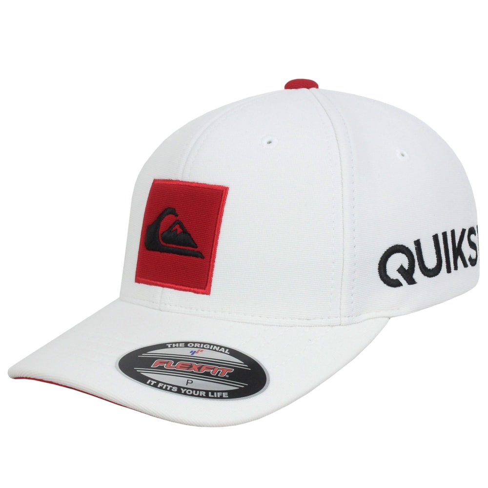 Boné Quiksilver Emb Square White Importado