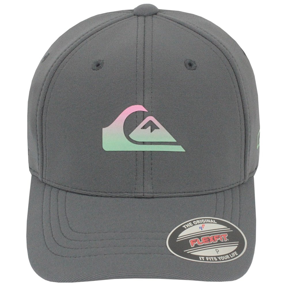 Boné Quiksilver Gradient Spray Dark Grey Cinza 3