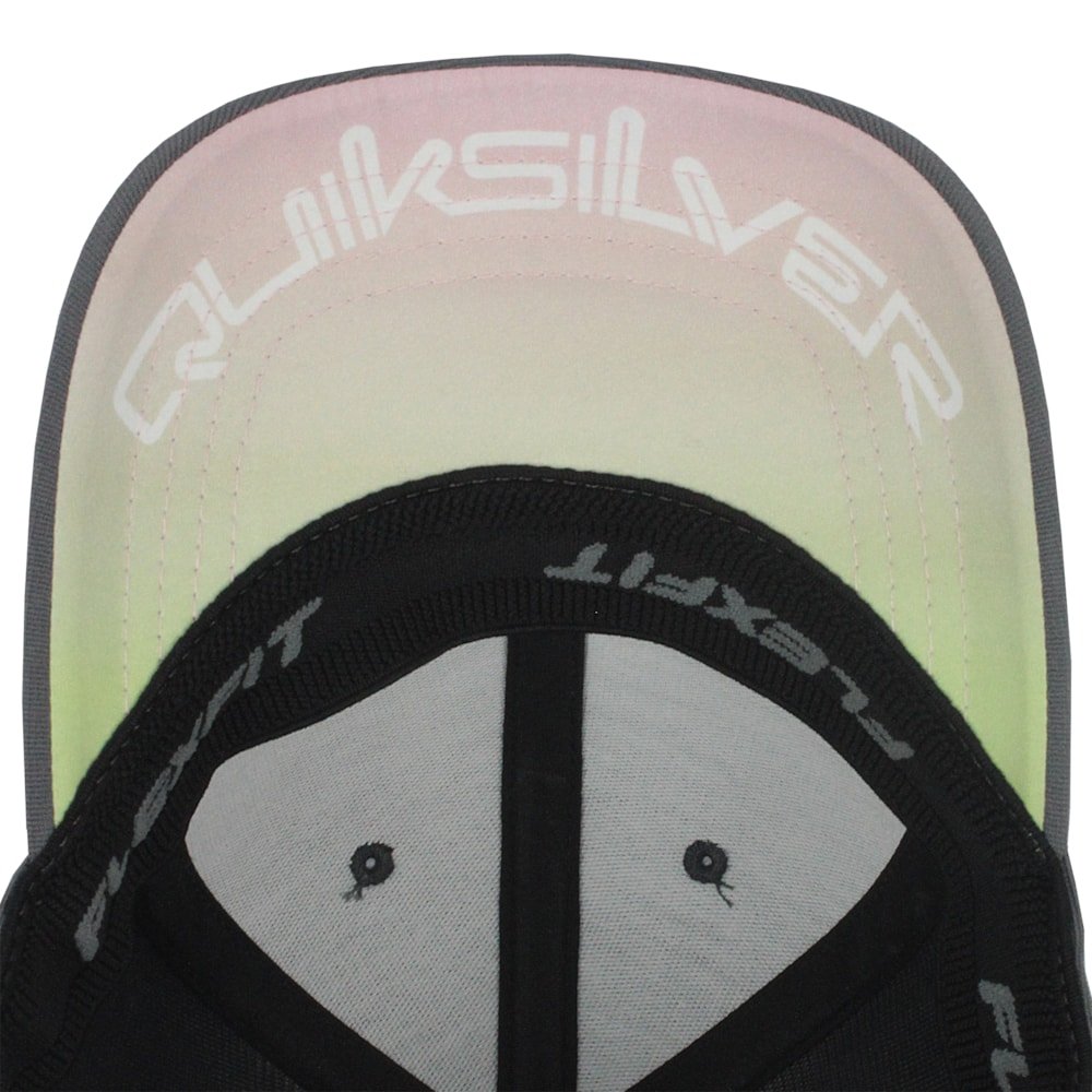 Boné Quiksilver Gradient Spray Dark Grey Cinza 4