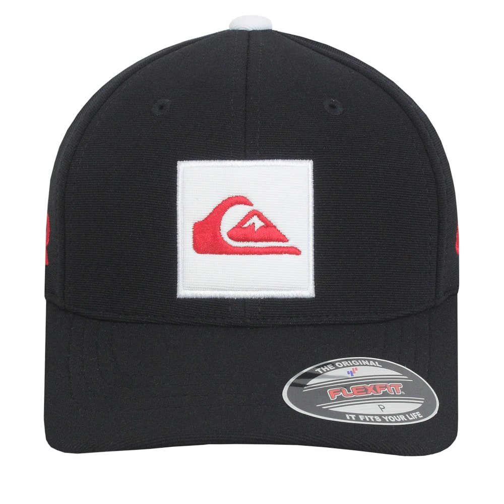 Boné Quiksilver Emb Square Black Importado Preto 3