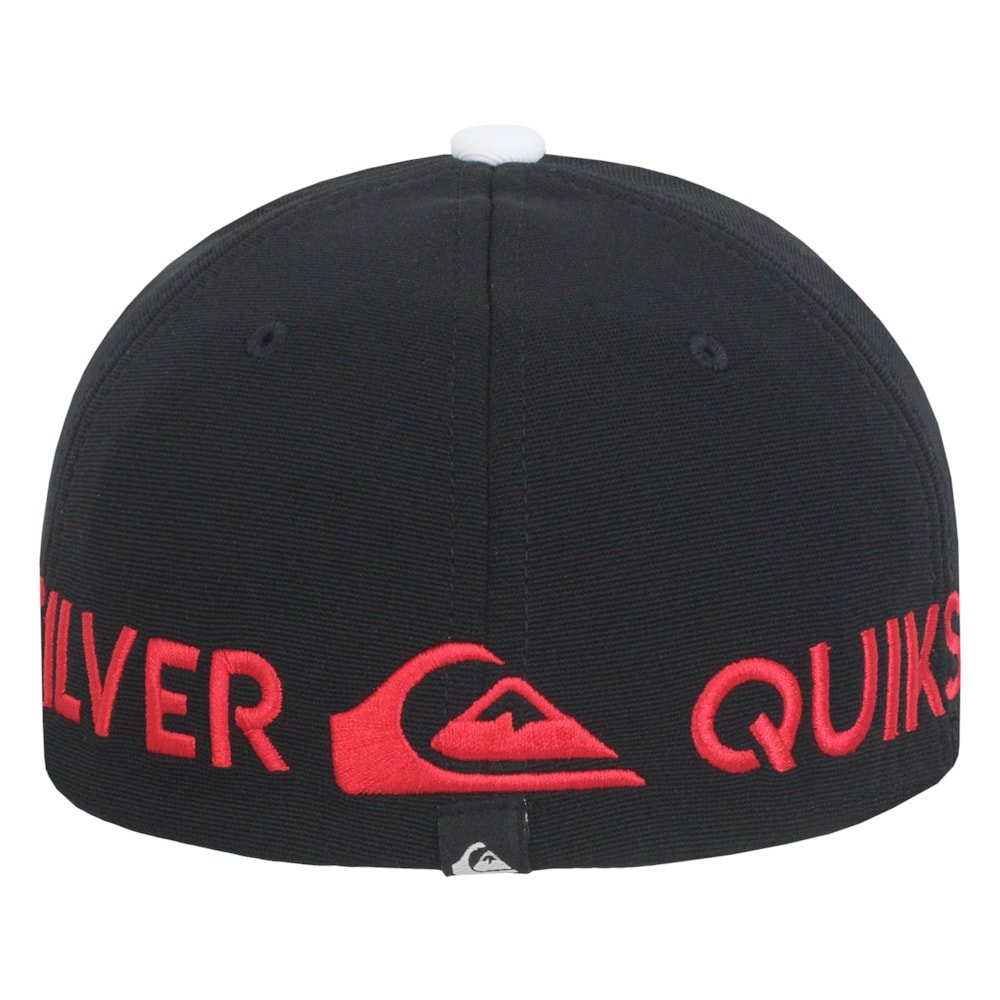 Boné Quiksilver Emb Square Black Importado Preto 6