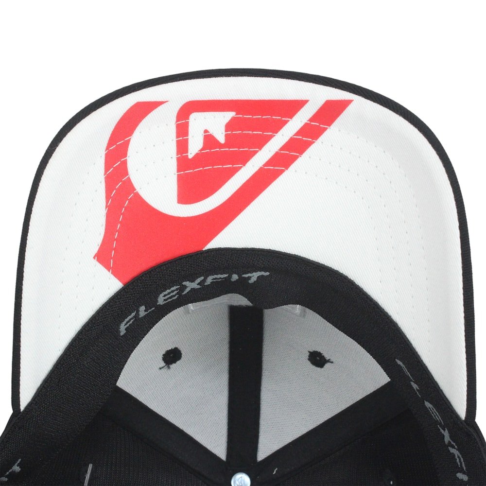 Boné Quiksilver Emb Square Black Importado Preto 7