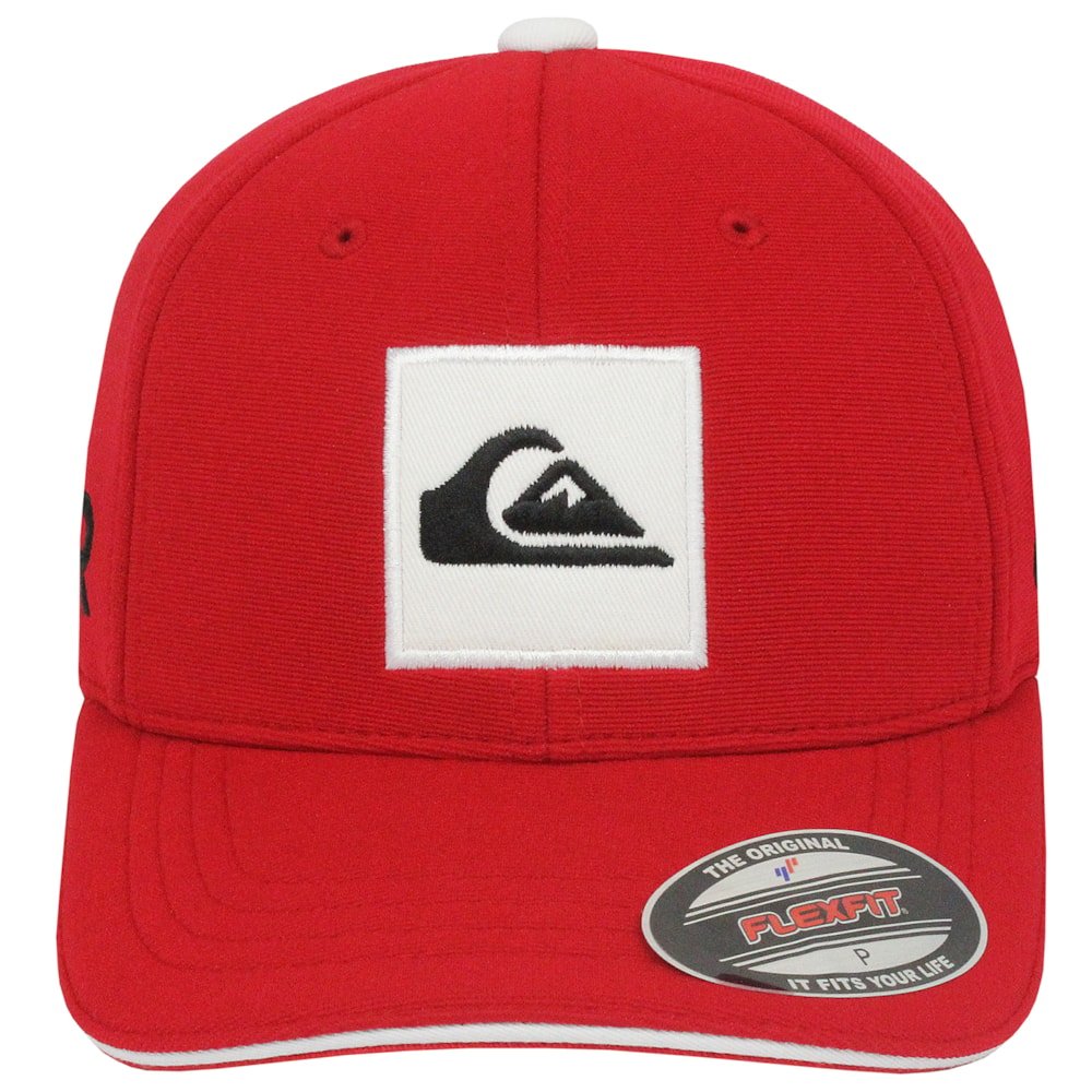 Boné Quiksilver Emb Hard Hitter Red Importado Vermelho 2
