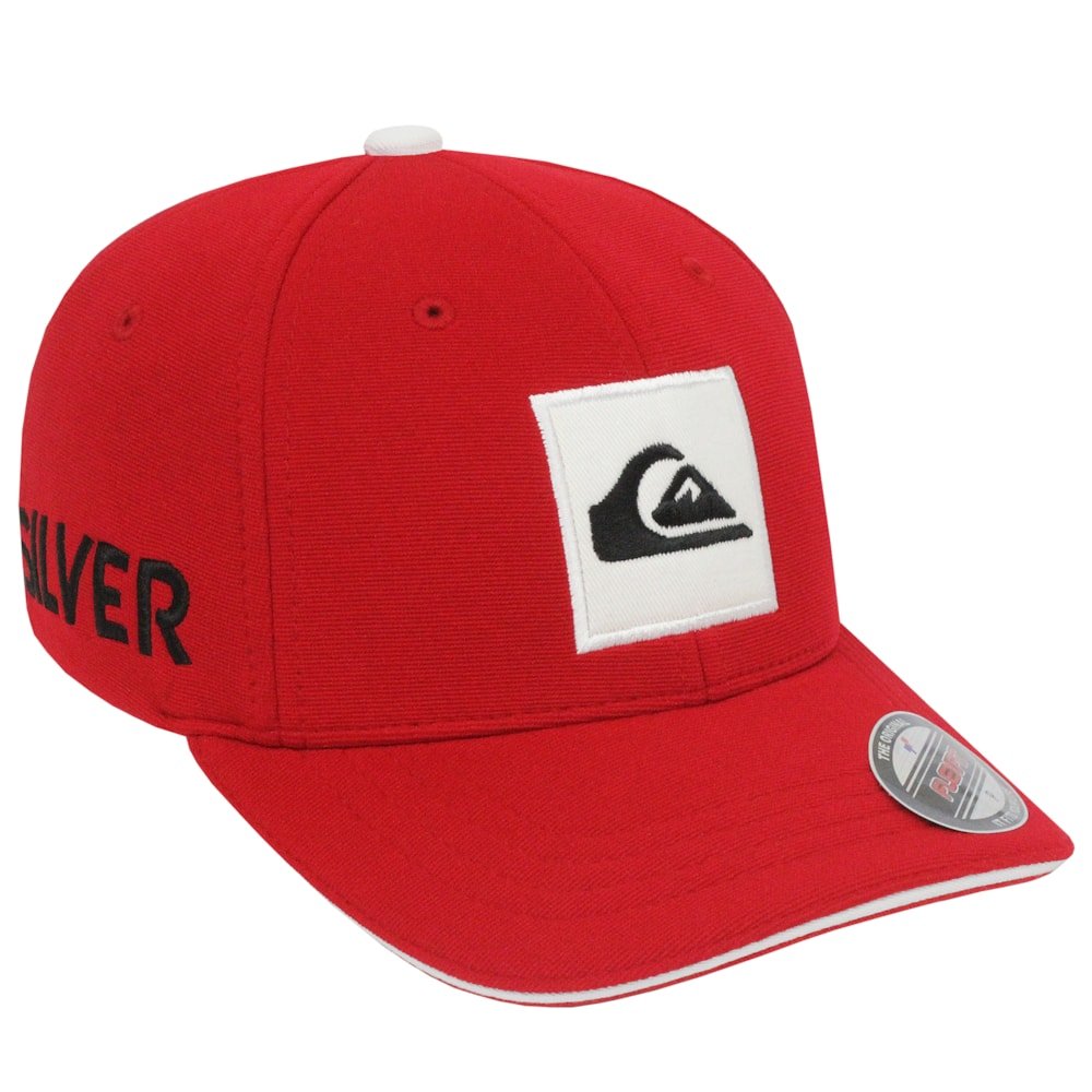 Boné Quiksilver Emb Hard Hitter Red Importado Vermelho 3