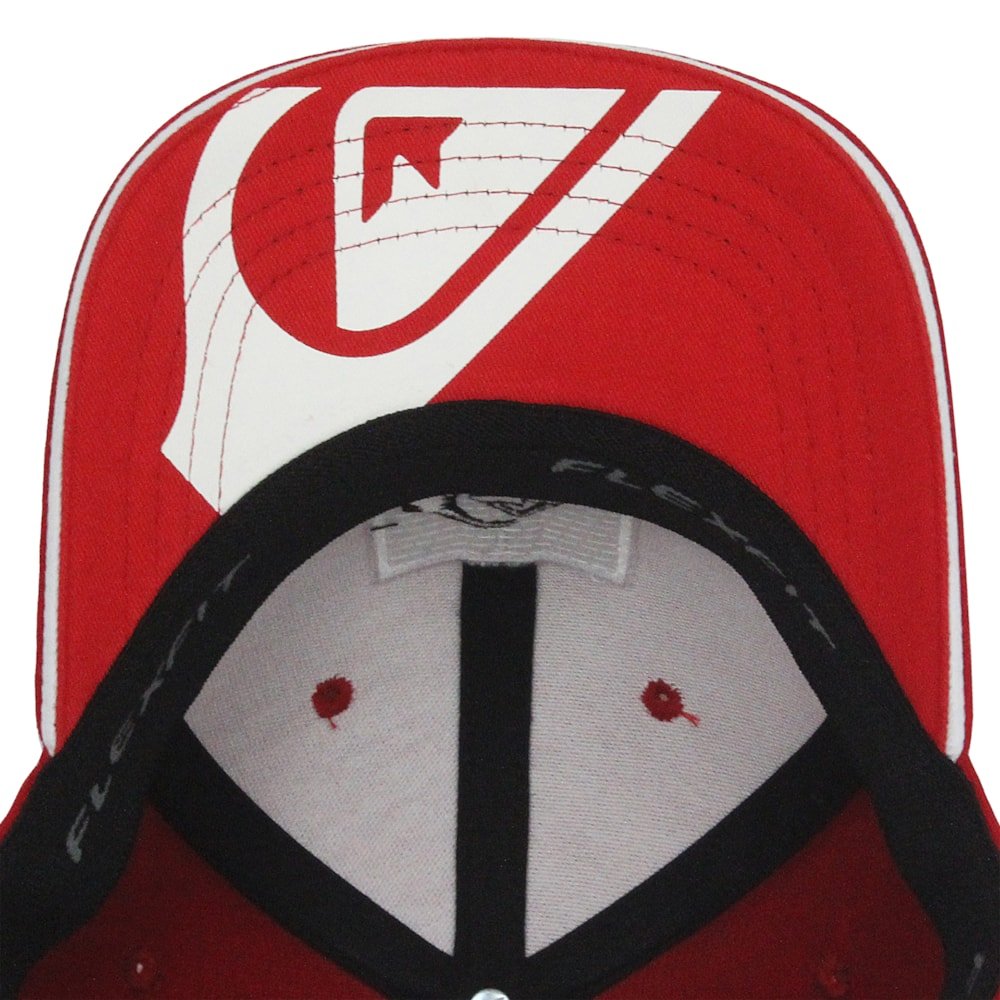 Boné Quiksilver Emb Hard Hitter Red Importado Vermelho 5