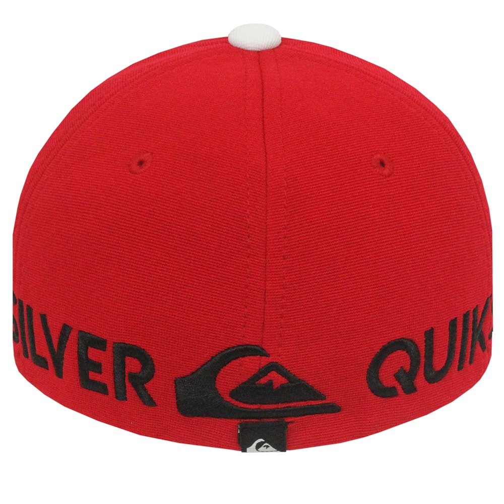 Boné Quiksilver Emb Hard Hitter Red Importado Vermelho 6