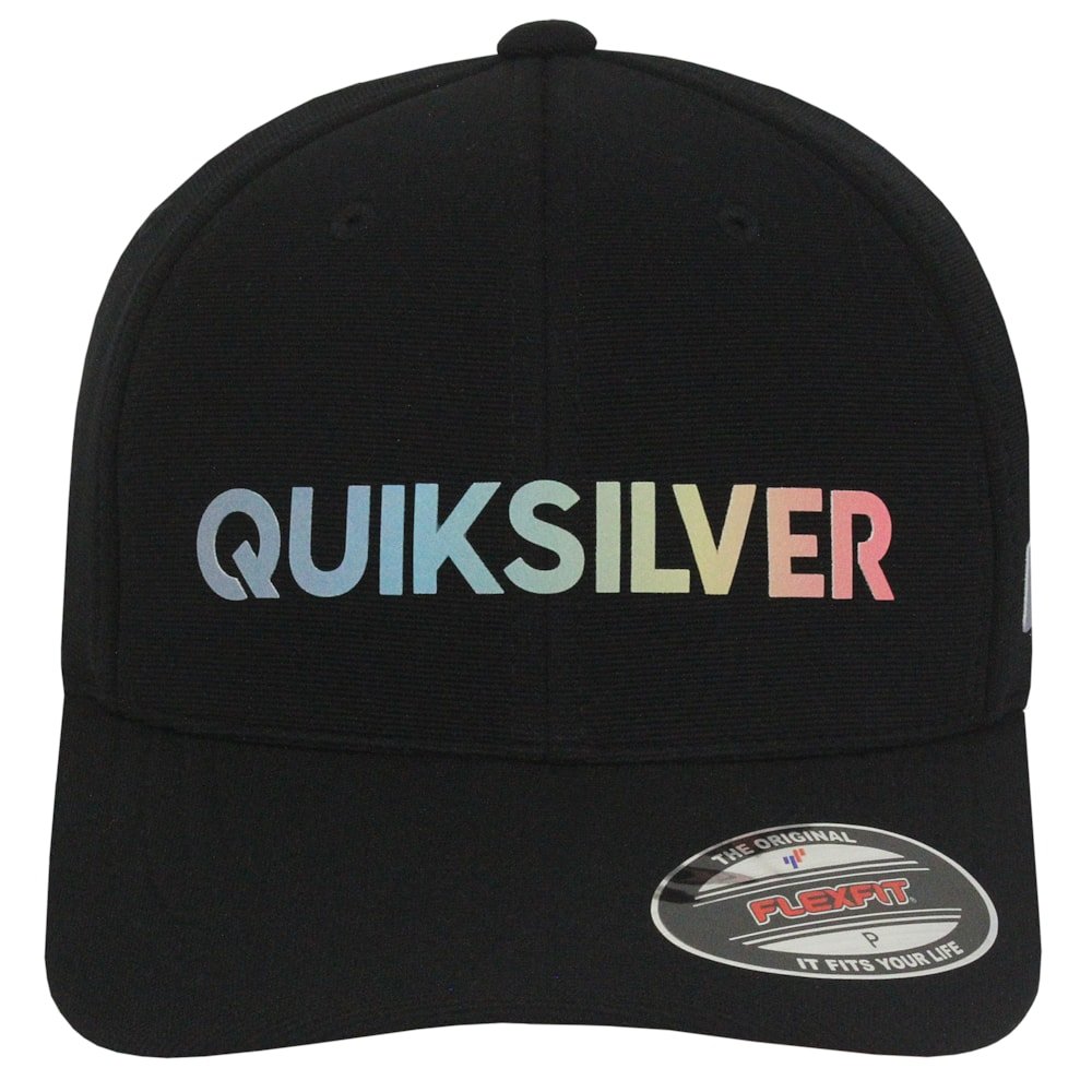 Boné Quiksilver Gradient Type Antique Black Importado Preto 3