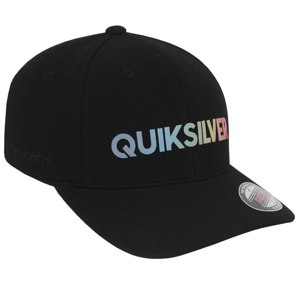 Boné Quiksilver Gradient Type Antique Black Importado Preto 4