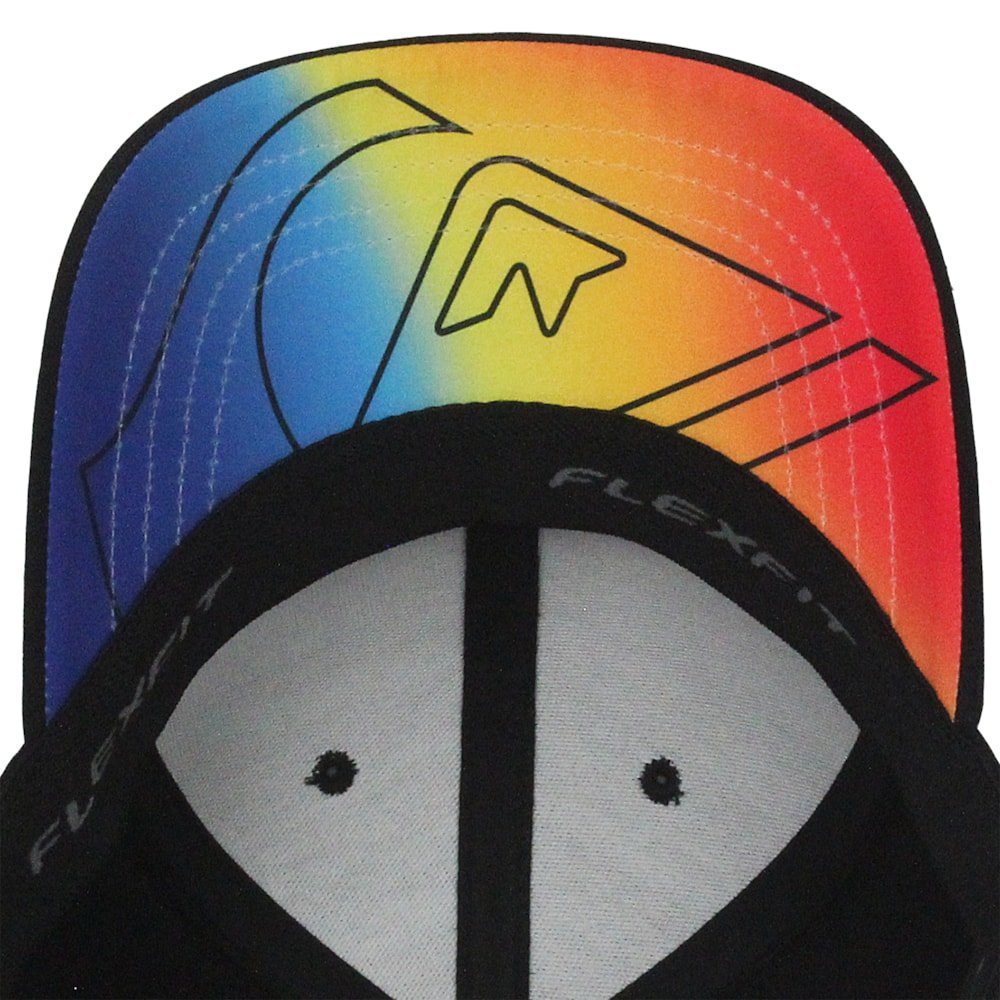 Boné Quiksilver Gradient Type Antique Black Importado Preto 5