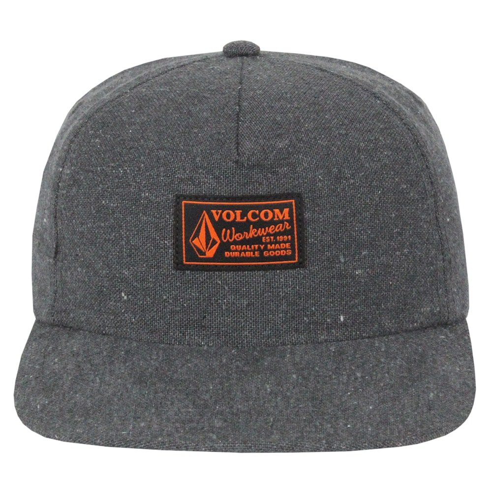 Boné Volcom Workwear Cinza Chumbo Cinza 2