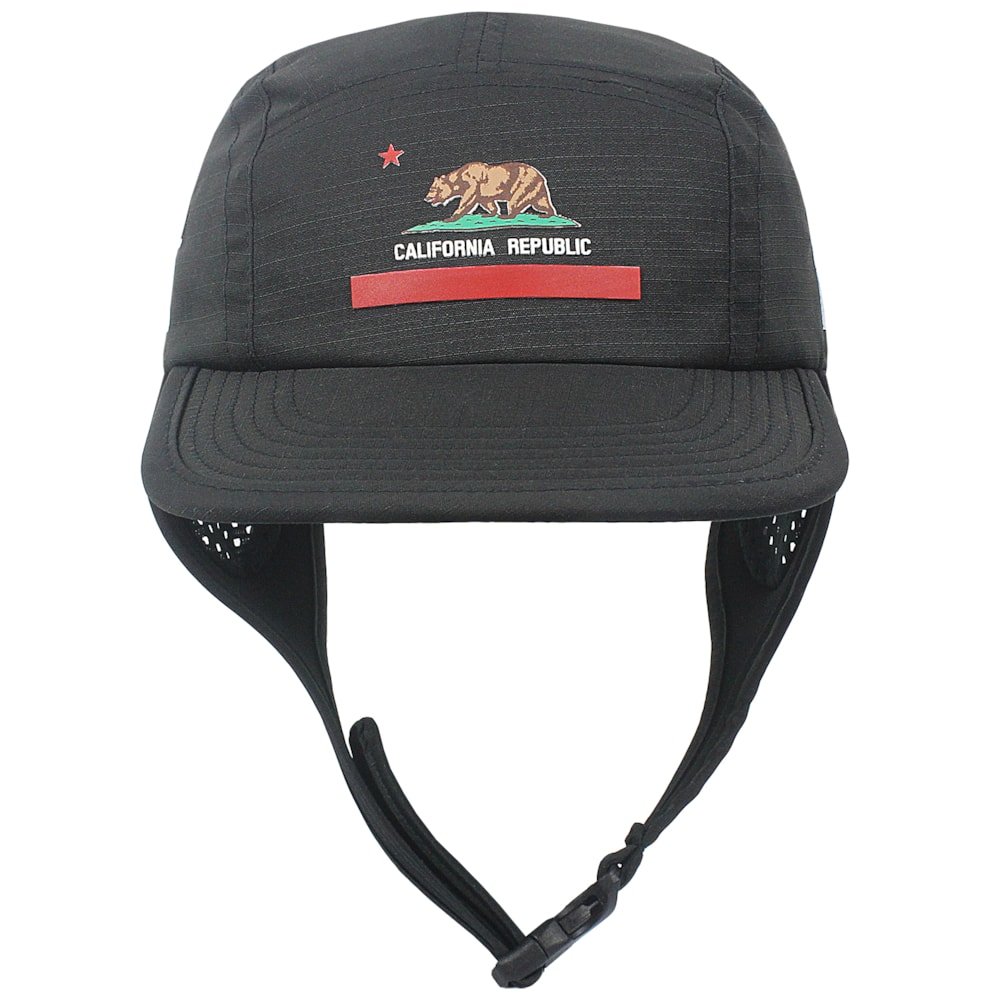 Boné Para Surf California Republic Surf Alive Black Preto 2