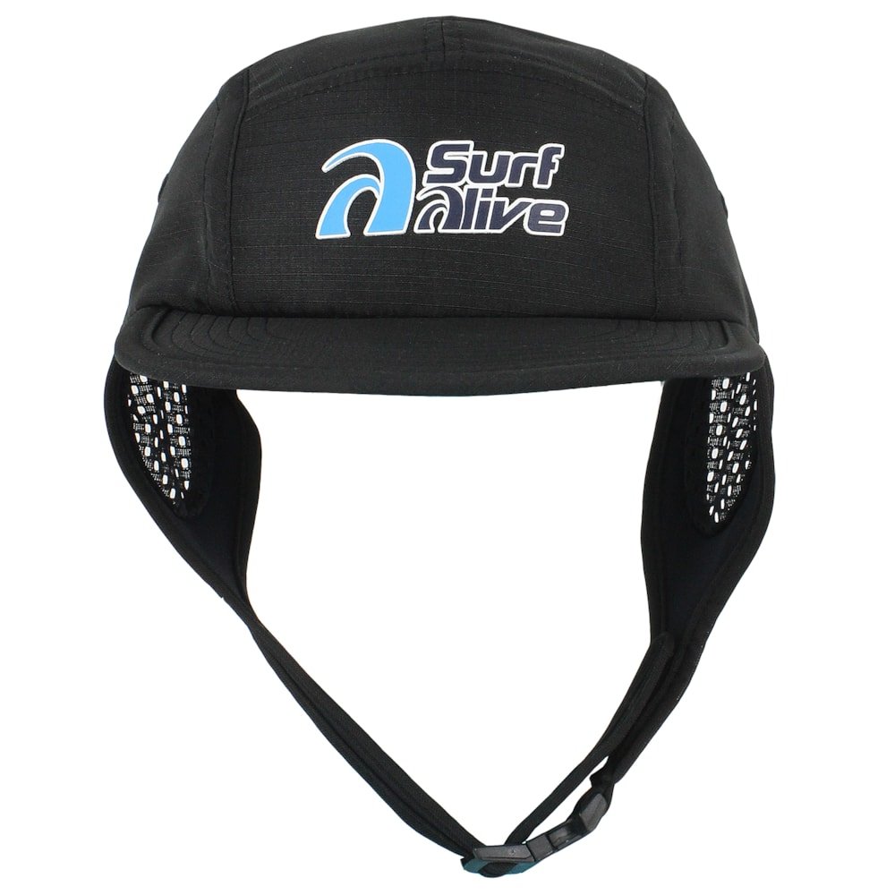 Boné Para Surf Classic Surf Alive Black Preto 2