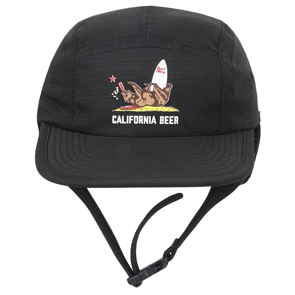 Boné Para Surf California Beer Surf Alive Black Preto 2
